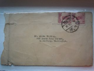 The Republic Of China Post To Go To America To The Old Envelope photo