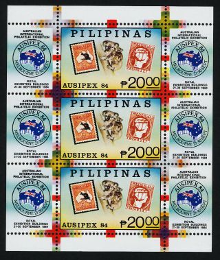Philippines 1710 Stamp On Stamp,  Koala,  Ausipex ' 84 photo