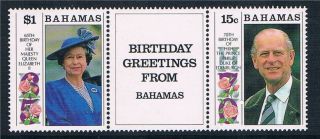 Bahamas 1991 Royal Birthdays Sg913/4 photo