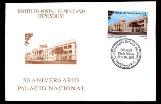 Dominican Republic 1997 National Palace Fdc C5544 photo