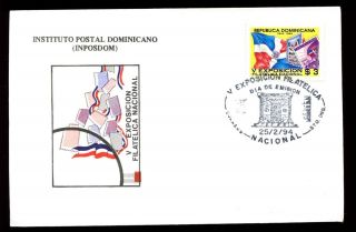 Dominican Republic 1994 National Stamp Exhibition Fdc C5557 photo