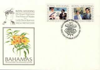 (52214) Fdc Bahamas - Princess Diana Wedding 1981 photo