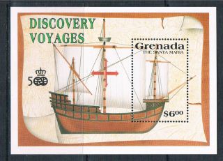 Grenada 1991 Discovery Of America Ms Sg 2230a photo