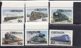 Grenada 1982 Trains Scott 1120 - 25 photo