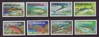 Dominica 1137 - 1143 Fish Vf (14922) photo