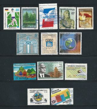 Dominican Republic - - 13 Different Commemoratives From 1980s & 1990s photo