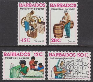 Barbados - 1978 Industries (4v) Um / photo