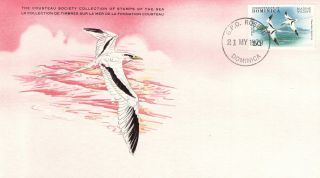 (15496) White - Tailed Tropicbird - Cousteau Cover - Dominica 1979 photo