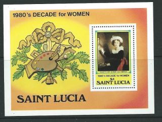 St.  Lucia Sgms601 1981 Decade For Women photo