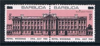 Barbuda 1983 50c On $1.  Error Sg677bb/8bb photo