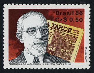 Brazil 2079 Ernesto Simoes Filho,  Publisher,  A.  Tarde photo