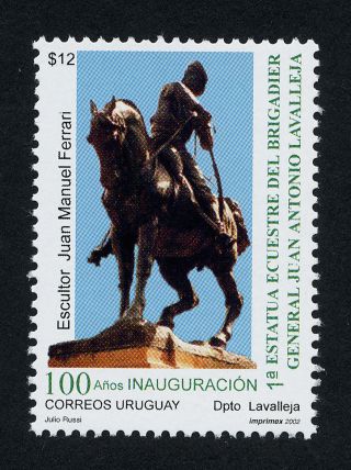 Uruguay 1972 Statue,  Horse photo
