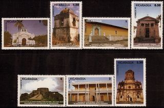 Nicaragua Historic Landmarks Sc 2079 - 2085 1995 photo