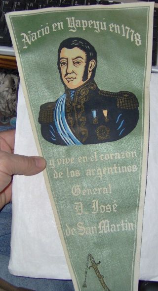 Argentina,  General,  San Martin,  Military,  Pennant, . photo