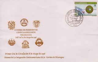 Nicaragua Sica Central American Integration System Sc 2192 Fdc 1996 photo
