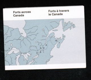 Canada 1983 32c Forts Booklet Cat 992a photo