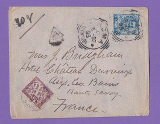 Italy - France Very Rare Cover 1905,  For Age,  Bargain photo