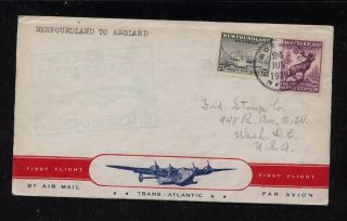 Newfoundland Airmail Cover 1939 photo