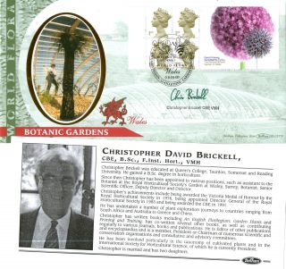 4 April 2000 Botanic Label Benham Blcs 179 Fdc Signed By Christopher Brickell photo