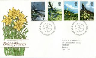 21 March 1979 Spring Flowers Post Office First Day Cover Bureau Shs (w) photo