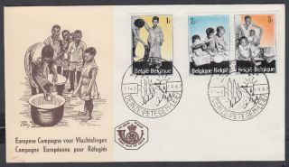 1967 Belgium Child Welfare Fdc; Deinze Shs photo