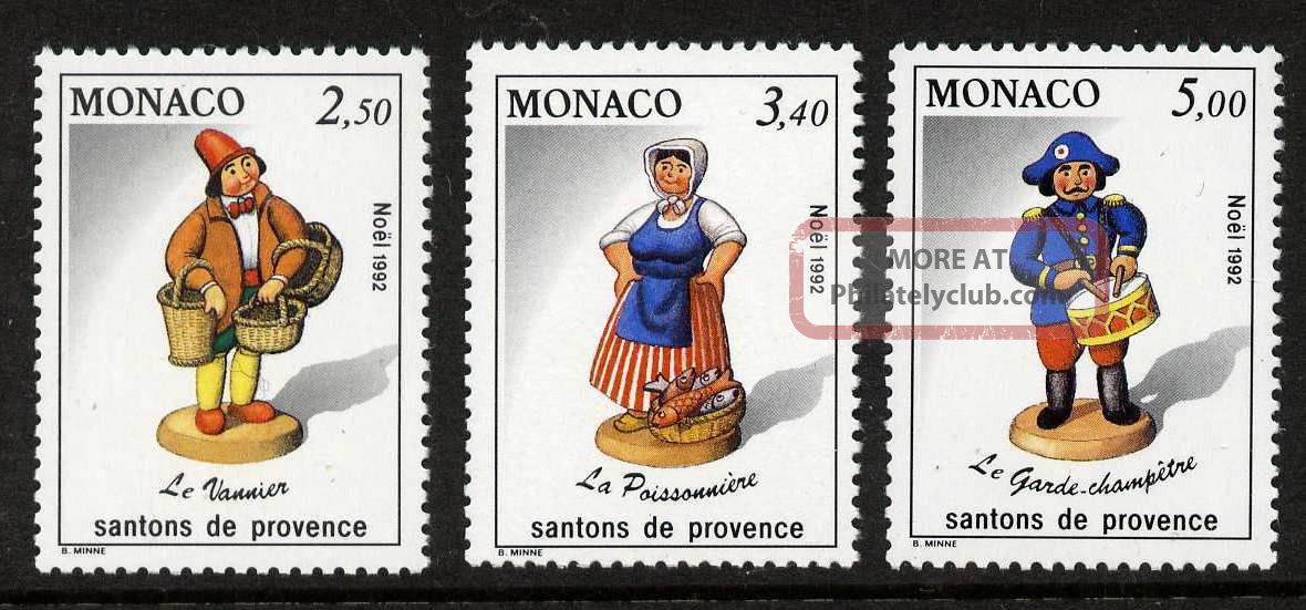 Monaco 1838 - 40 Christmas, Figurines