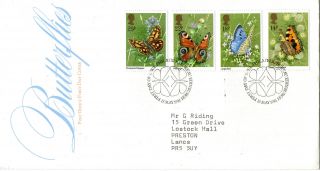 13 May 1981 Butterflies Post Office First Day Cover Bureau Shs photo