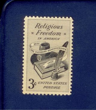Religious Freedom In America Stamp 3 Cents photo
