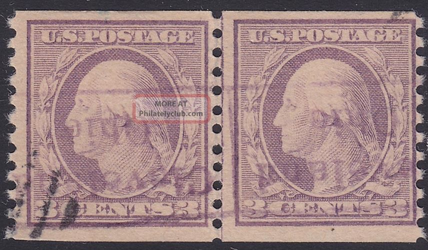 Us 493 Type I Cancelled Coil Line Pair Cv=90.  00 Jn United States photo