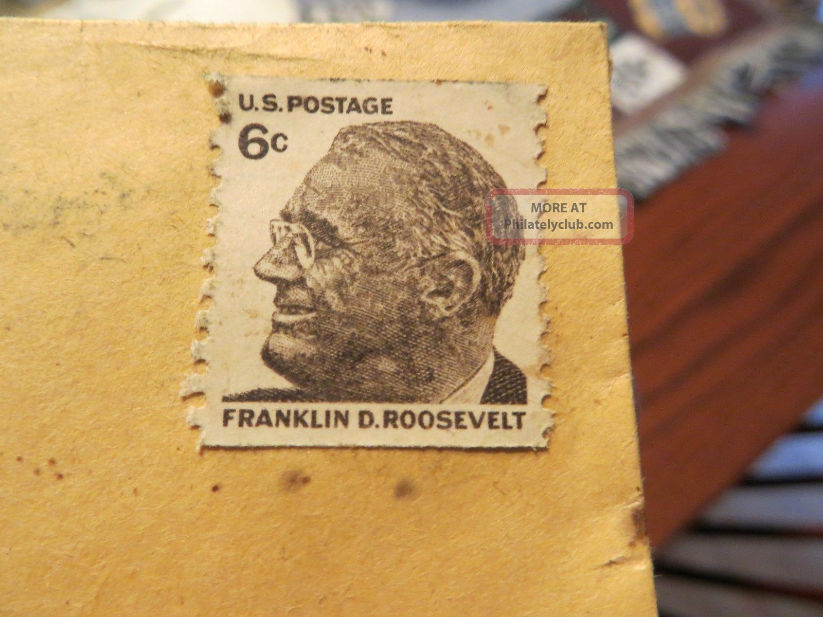 1968 Franklin D.  Roosevelt 6 Cent U.  S.  Postage Stamp United States photo