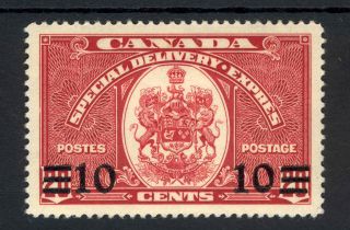 Canada Kgvi 1939 10c On 20c Scarlet Special Delivery Lmm Sg.  S11 photo