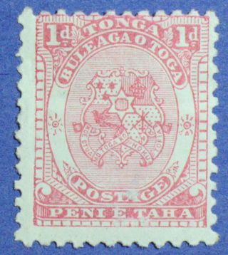 1892 Tonga 1d Scott 10 S.  G.  10 Cs00856 photo