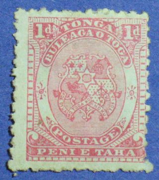 1892 Tonga 1d Scott 10 S.  G.  10 Cs00858 photo