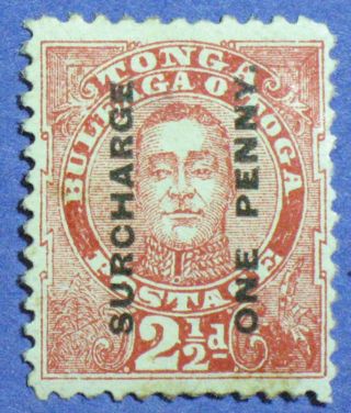 1895 Tonga 1d Scott 34 S.  G.  30 Varity Cs00888 photo