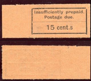 Zanzibar 1926 Postage Due 15c Shows 