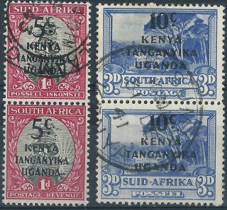 Kenya,  Uganda & Tanganyika 1941/42.  George Vi. .  Cat £10.  75.  (2508) photo