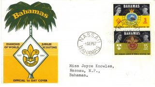 Bahamas 1966 Who Stamp Illustrated First Day Cover Re:cw163 photo