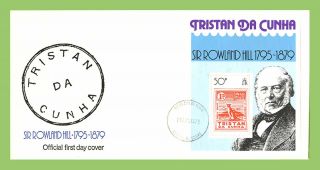 Tristan Da Cunha 1979 Death Centenary Of Sir Rowland Hill M/s On First Day Cover photo