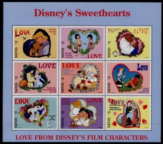 Nevis 975 - 8 Disney Sweethearts photo