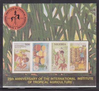 Nigeria - Tropical Agriculture,  Imperforated Sheetlet photo