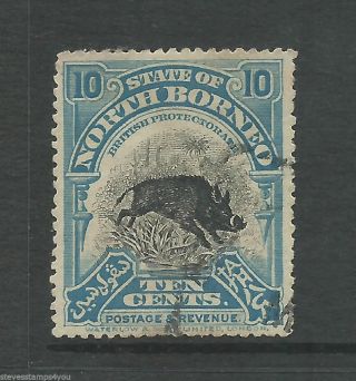 North Borneo - 1909 To 1923 - Sg170a - P15.  00 - Cv £ 42.  00 - photo