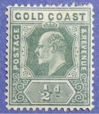 1907 Gold Coast 1/2d Scott 56 S.  G.  59 Cs01343 photo