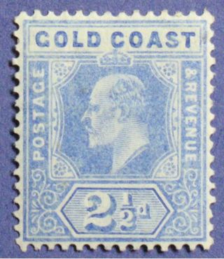 1906 Gold Coast 2 1/2d Scott 59 S.  G.  62 Cs01349 photo