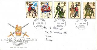 6 July 1983 British Army Royal Mail First Day Cover Hastings Fdi photo