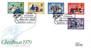 21 November 1979 Christmas First Day Cover After The Ball Blackpool Shs photo