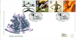 3 October 2000 Body And Bone Royal Mail First Day Cover Aquae Sulis Bath Shs photo