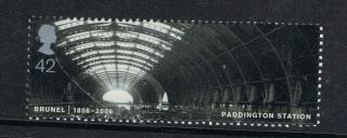 Brunel - Paddington Station Illustrated On 2006 British Stamp - Nh photo