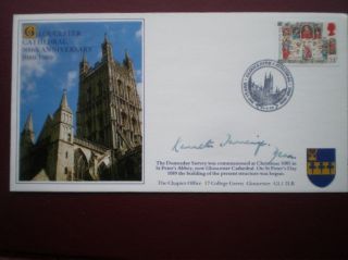 Cover 1989 Signed By Dean - 900 Anniv Gloucester Cathedral photo