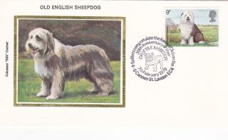 United Kingdom 9p Old English Sheepdog 1979 Fdc / Colorano photo