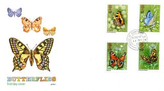 13 May 1981 Butterflies Philart First Day Cover House Of Commons Sw1 Cds photo